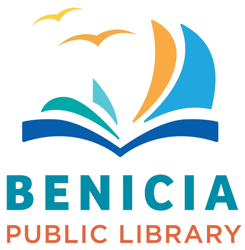 Benicia Library Logo Stacked RGB