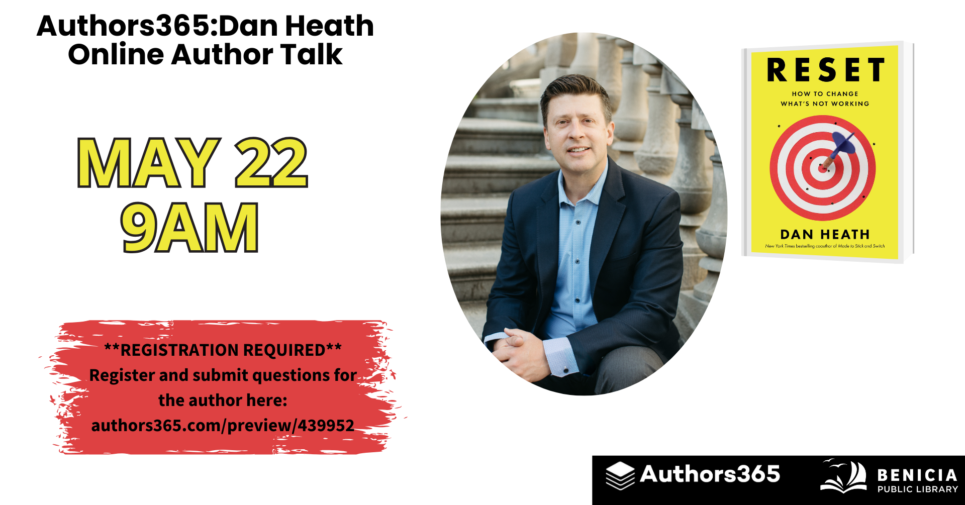 Dan Heath Authors365 FB EVENT
