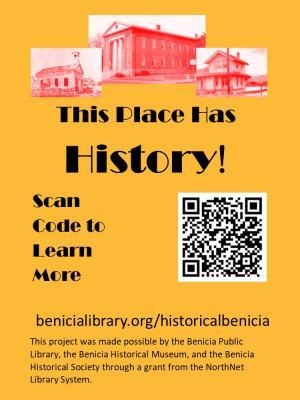 Historical Benicia QR Code Sign